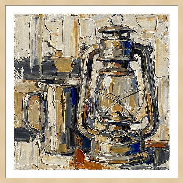 Oil Lantern Still Life