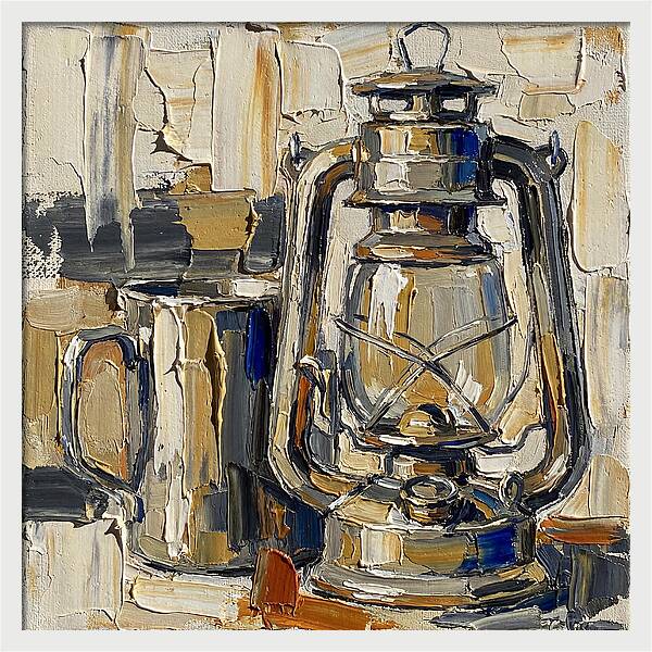 Oil Lantern Still Life