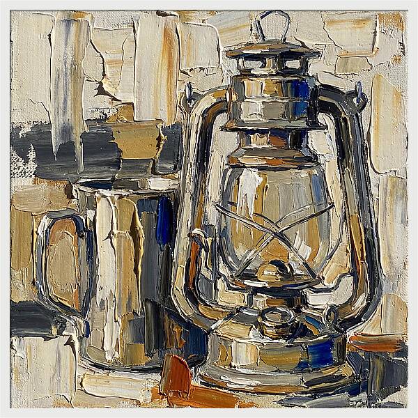 Oil Lantern Still Life
