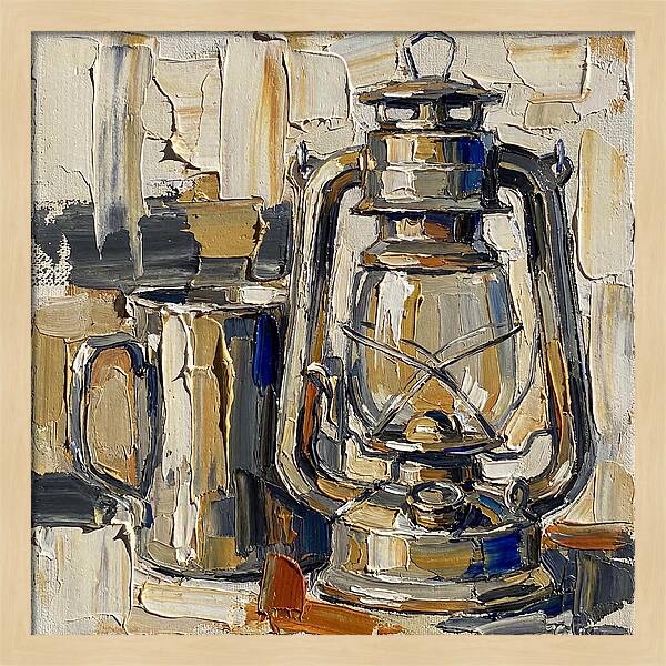 Oil Lantern Still Life