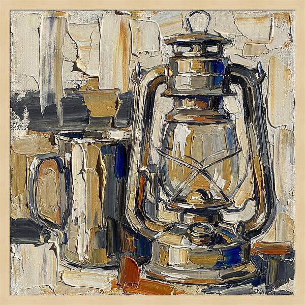 Oil Lantern Still Life