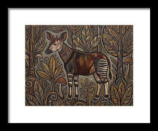 Okapi Amongst Nature