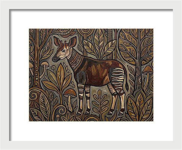 Okapi Amongst Nature