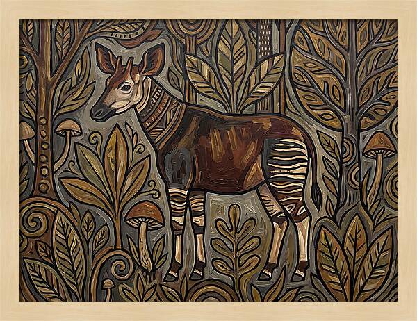 Okapi Amongst Nature