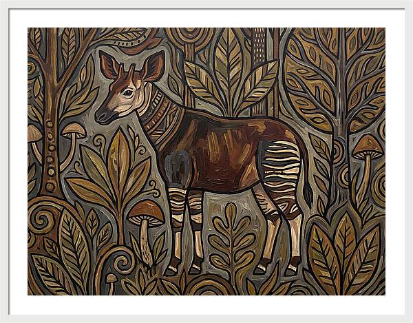 Okapi Amongst Nature