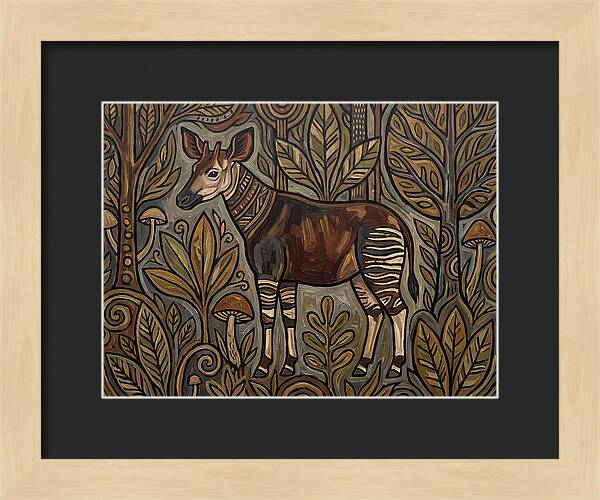 Okapi Amongst Nature