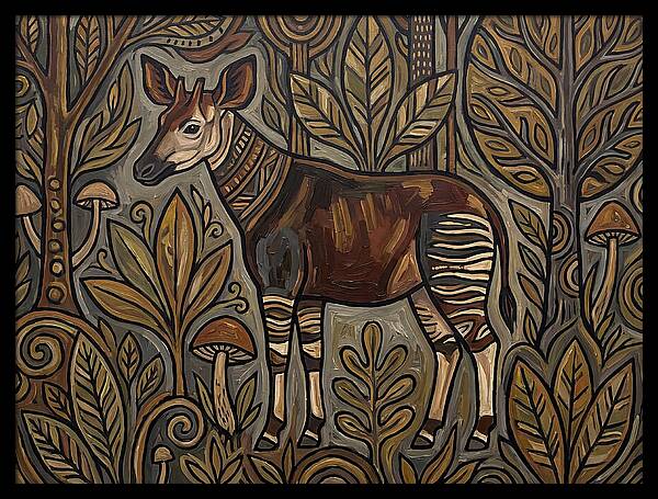 Okapi Amongst Nature