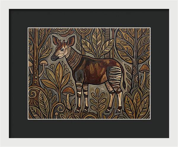 Okapi Amongst Nature