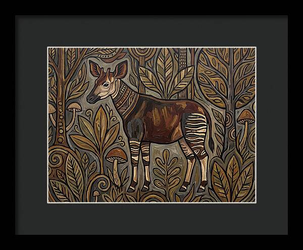 Okapi Amongst Nature