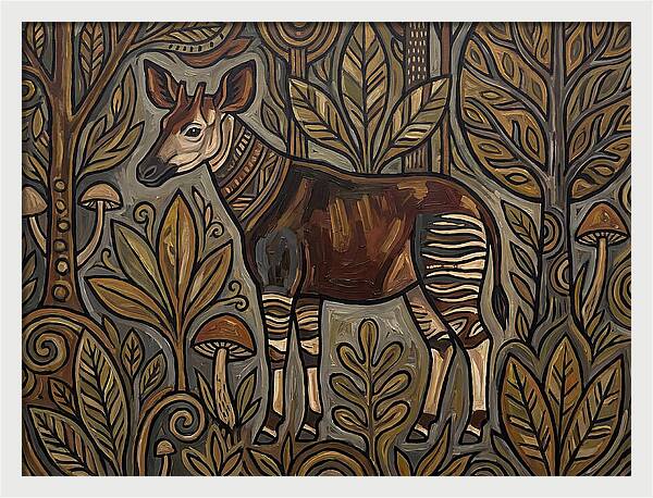 Okapi Amongst Nature