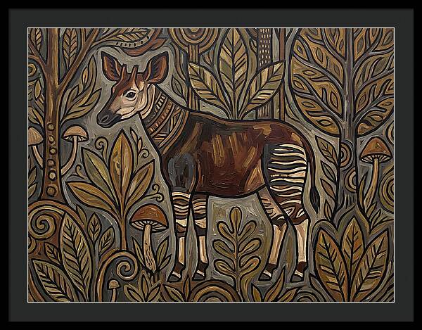 Okapi Amongst Nature