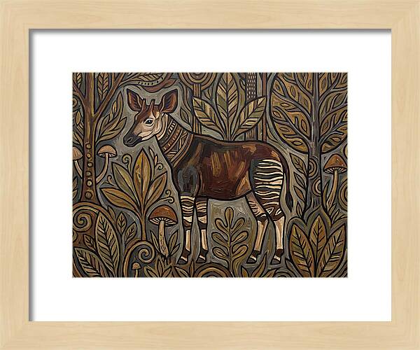 Okapi Amongst Nature