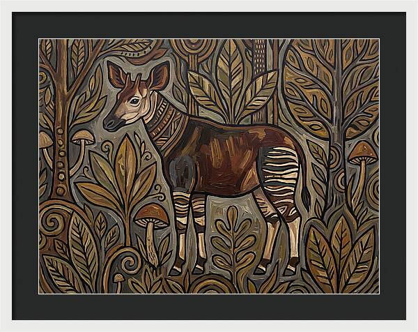 Okapi Amongst Nature
