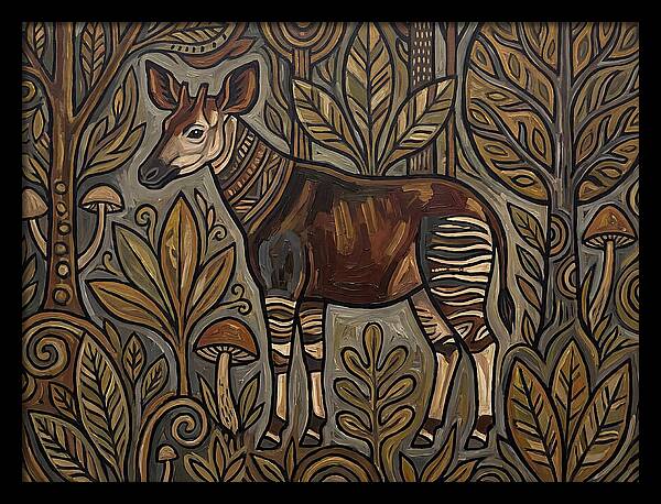 Okapi Amongst Nature
