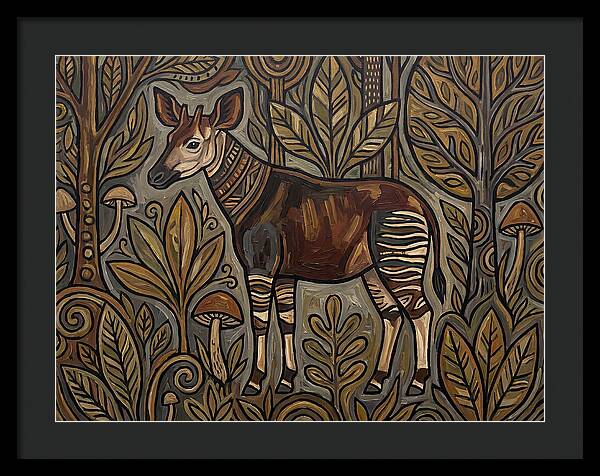 Okapi Amongst Nature