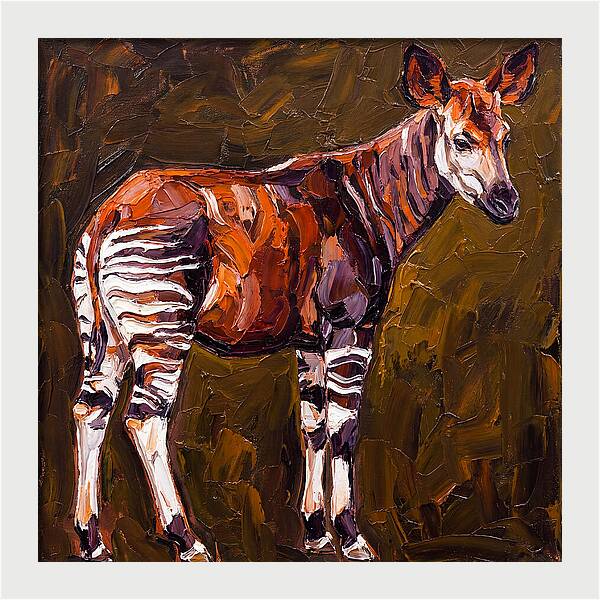 Okapi In Bold Colors