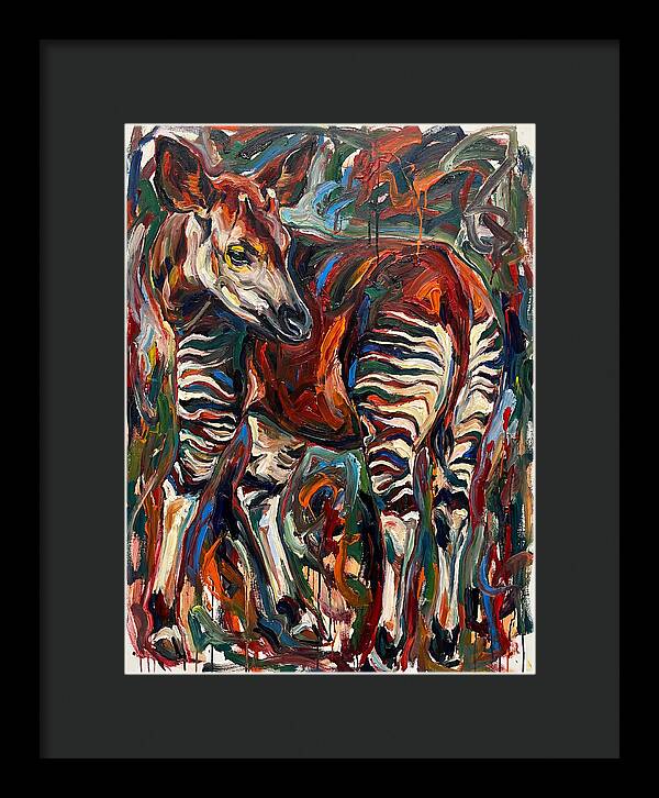 Okapi In Expressionist Style