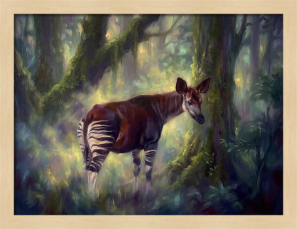 Okapi In The Forest