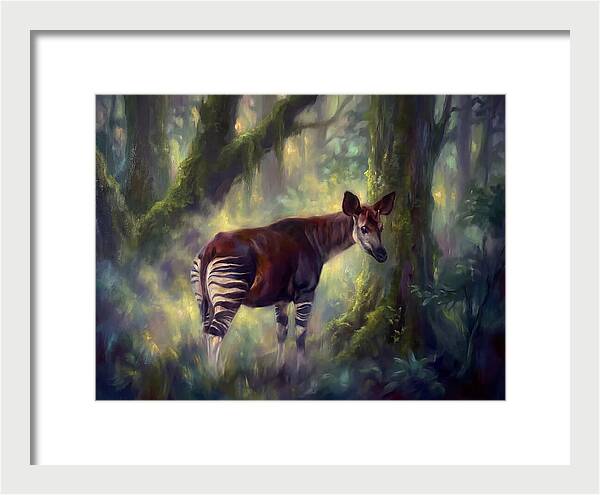 Okapi In The Forest