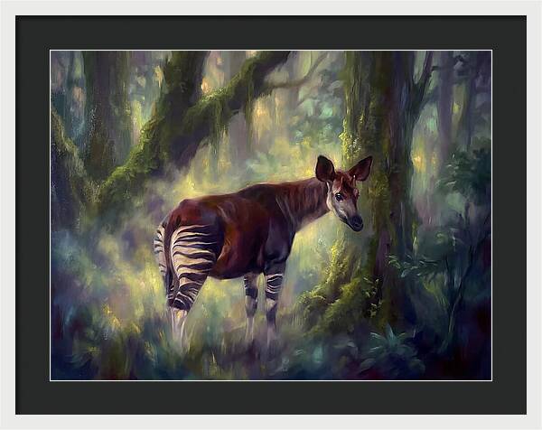 Okapi In The Forest