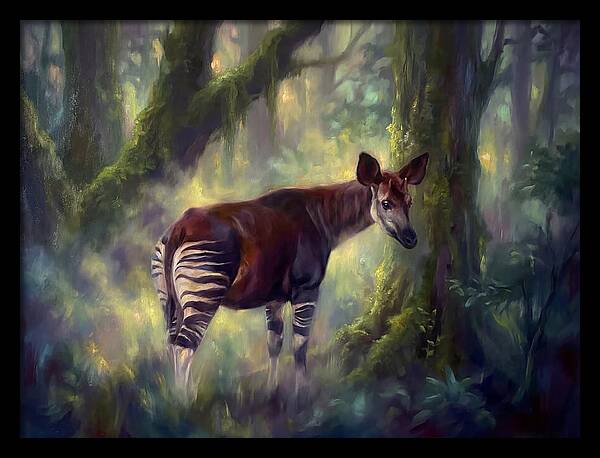 Okapi In The Forest