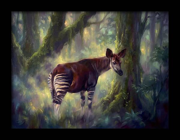 Okapi In The Forest