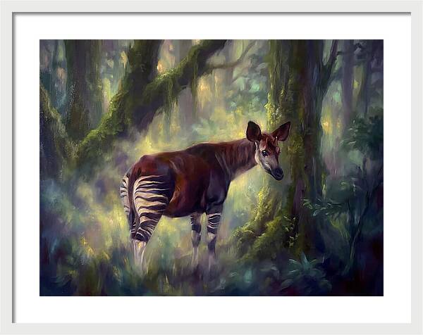 Okapi In The Forest