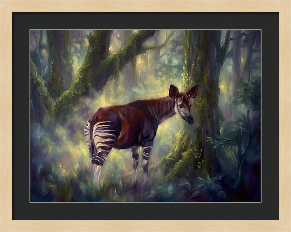 Okapi In The Forest