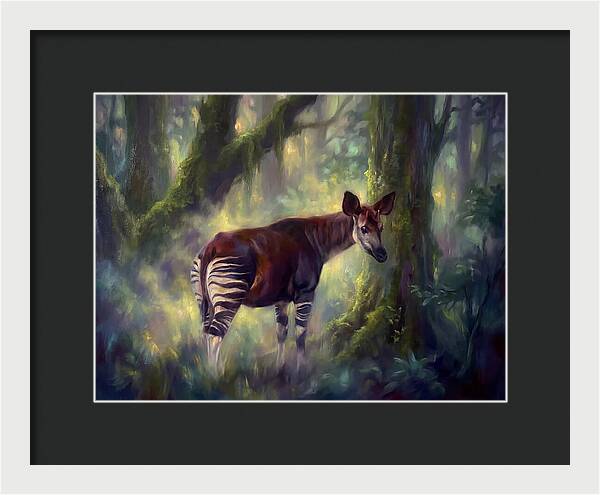 Okapi In The Forest