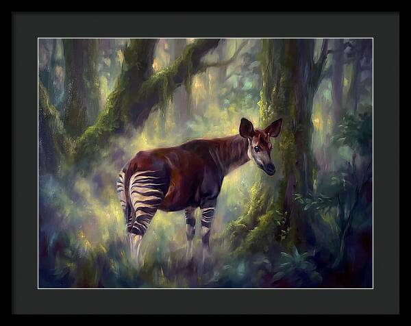 Okapi In The Forest