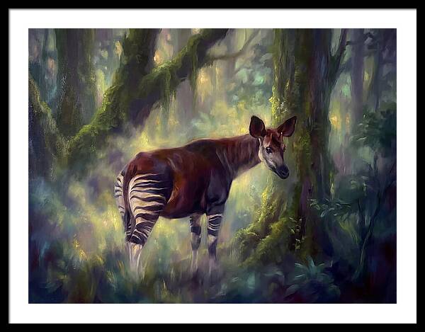 Okapi In The Forest