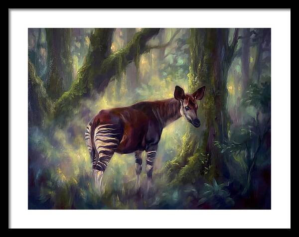 Okapi In The Forest