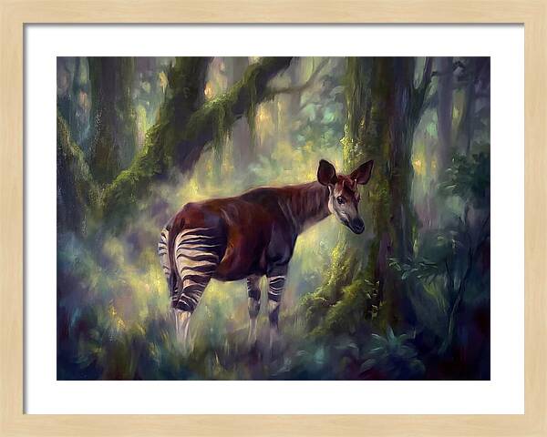Okapi In The Forest