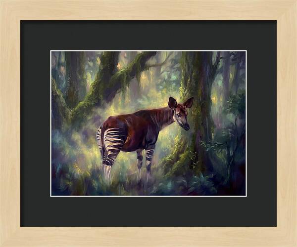 Okapi In The Forest