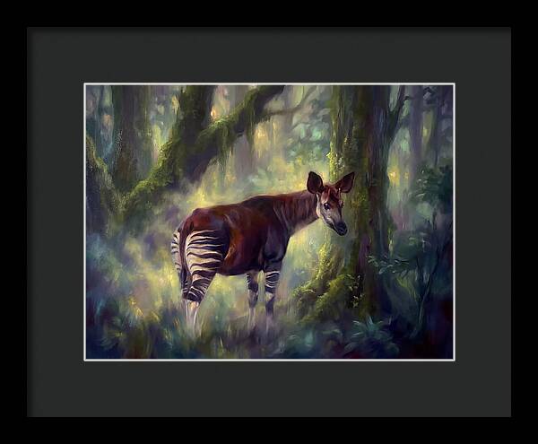 Okapi In The Forest