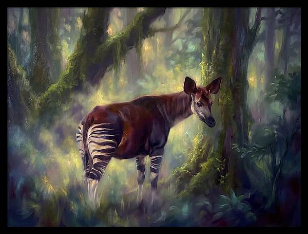 Okapi In The Forest