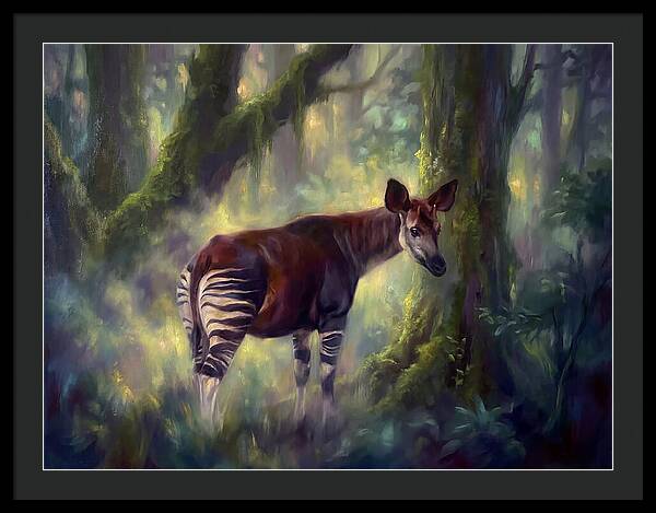 Okapi In The Forest