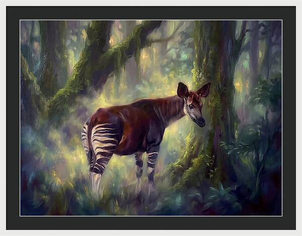 Okapi In The Forest