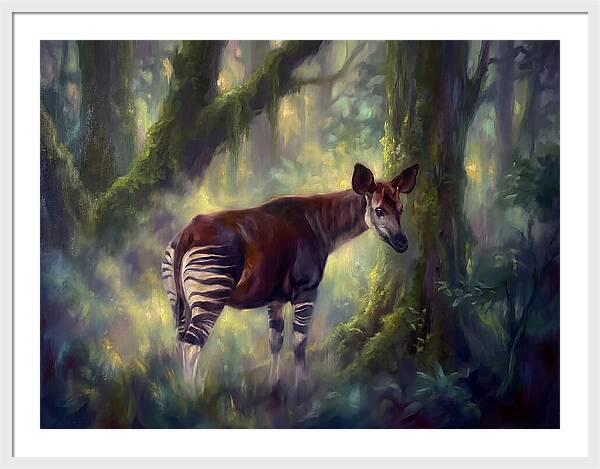 Okapi In The Forest