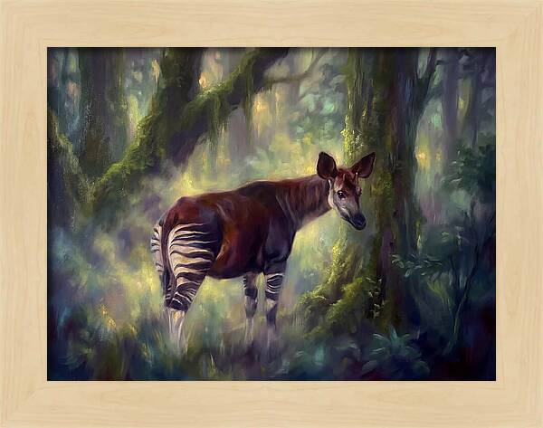 Okapi In The Forest