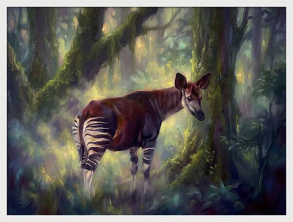 Okapi In The Forest