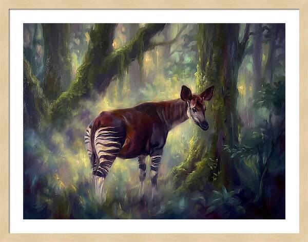 Okapi In The Forest