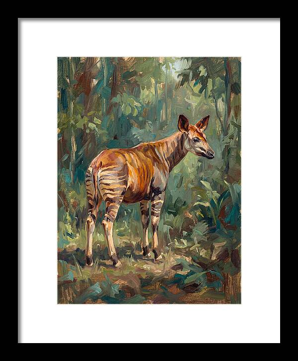 Okapi In The Forest
