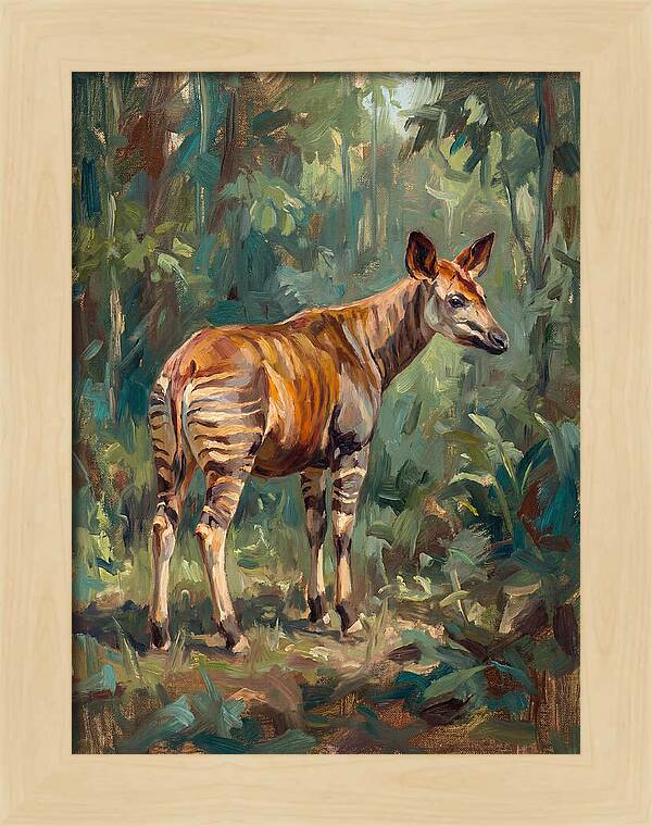 Okapi In The Forest