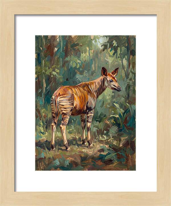 Okapi In The Forest
