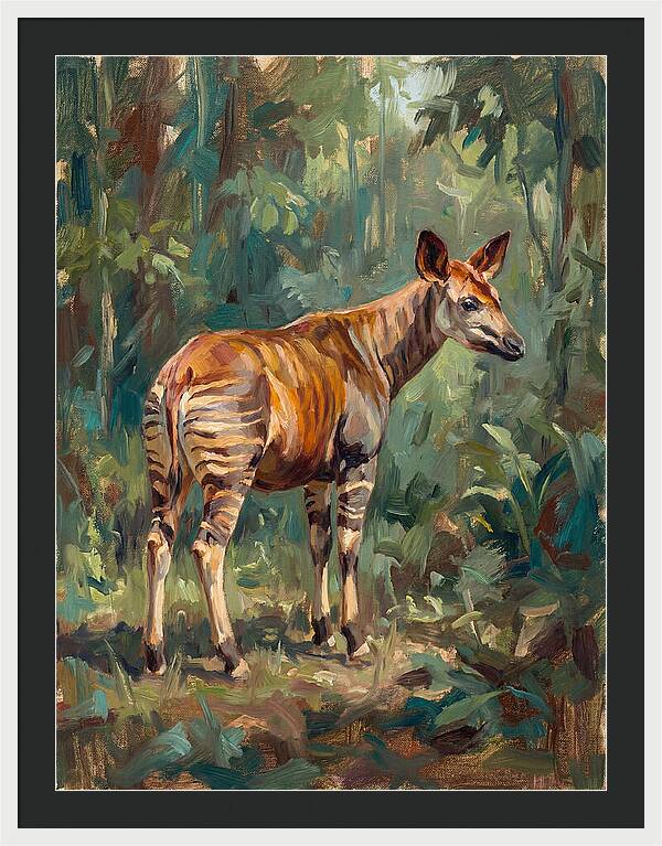 Okapi In The Forest