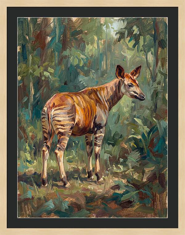 Okapi In The Forest