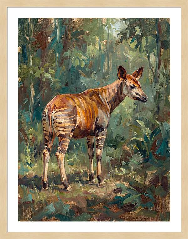 Okapi In The Forest