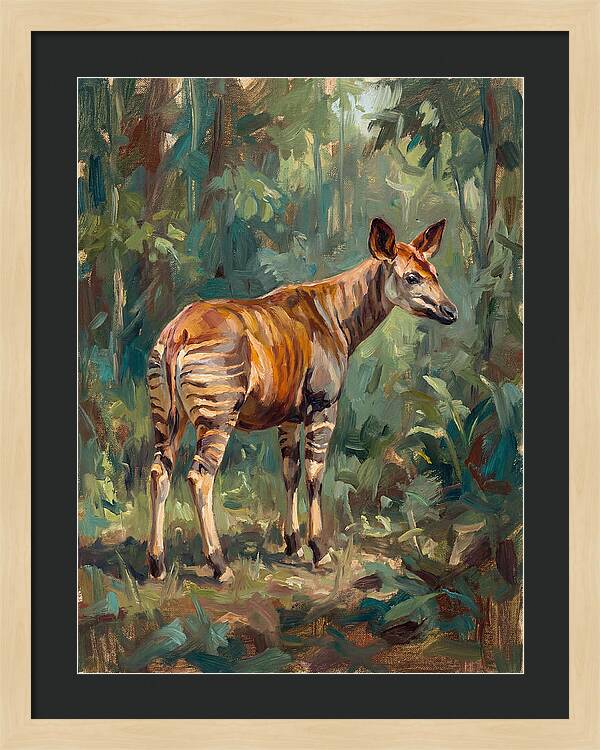 Okapi In The Forest
