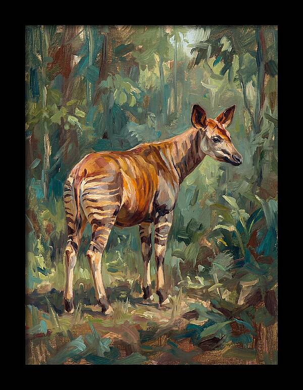 Okapi In The Forest